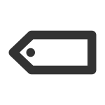 Label Empty SVG Icon